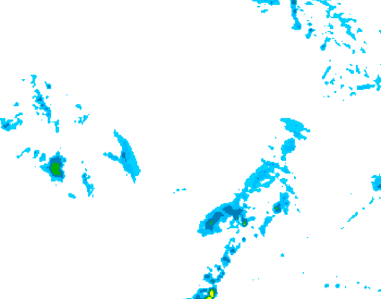 GDPS precipitation 060 hour forecast chart for Canada based on 2026/03/05 0000Z data