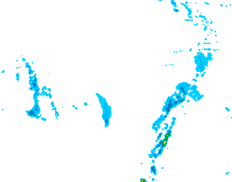 GDPS precipitation 072 hour forecast chart for Canada based on 2026/03/05 0000Z data