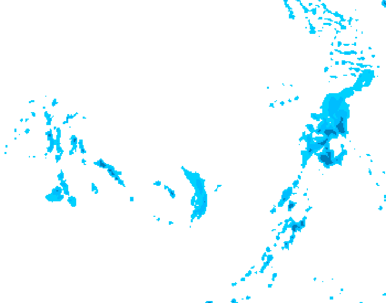 GDPS precipitation 078 hour forecast chart for Canada based on 2026/03/05 0000Z data