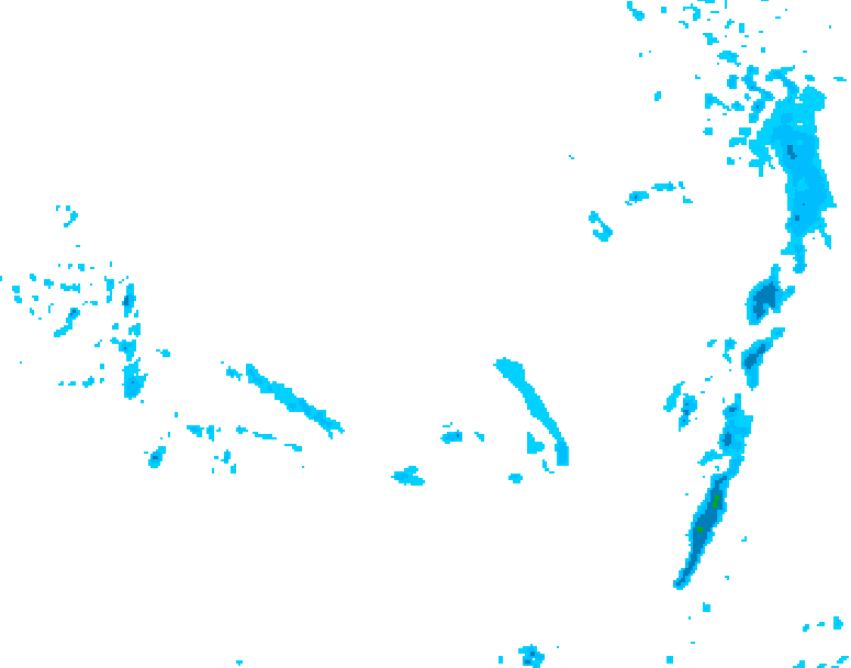 GDPS precipitation 090 hour forecast chart for Canada based on 2026/03/05 0000Z data