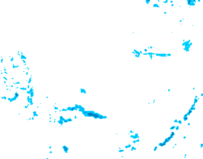 GDPS precipitation 132 hour forecast chart for Canada based on 2026/03/05 0000Z data