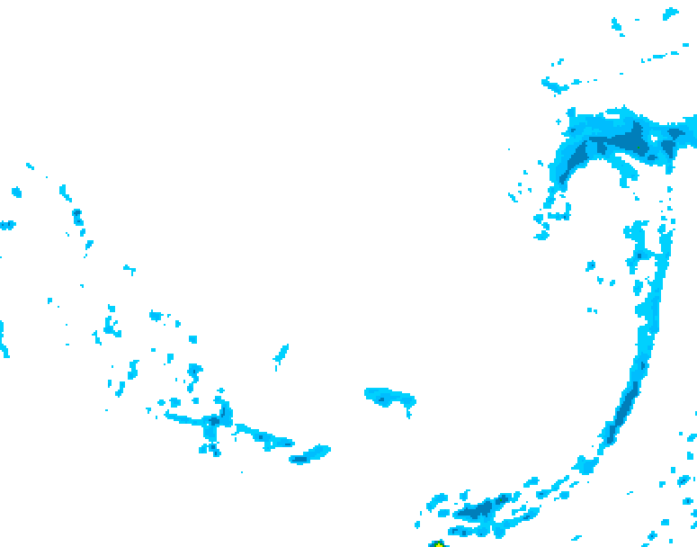 GDPS precipitation 198 hour forecast chart for Canada based on 2026/03/05 0000Z data