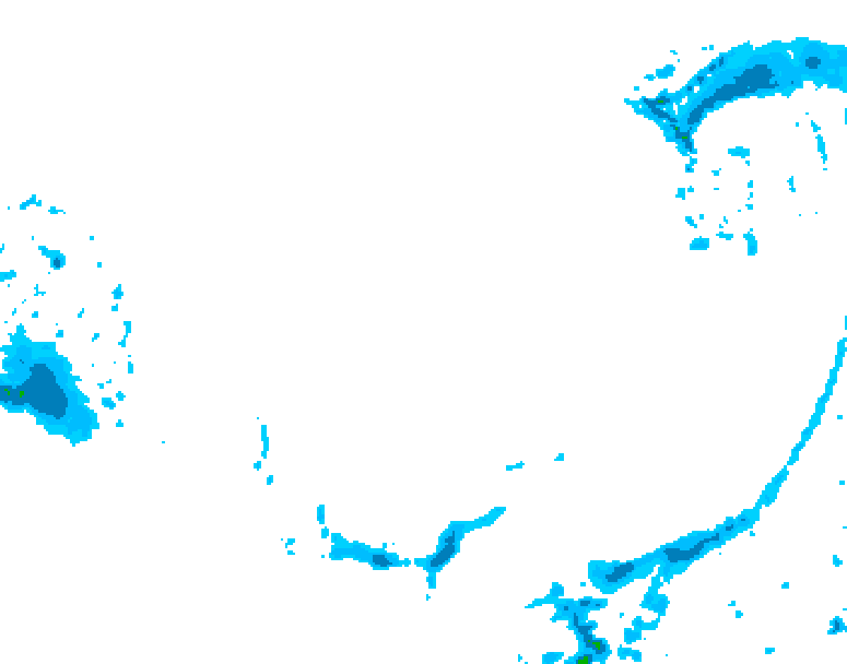 GDPS precipitation 210 hour forecast chart for Canada based on 2026/03/05 0000Z data