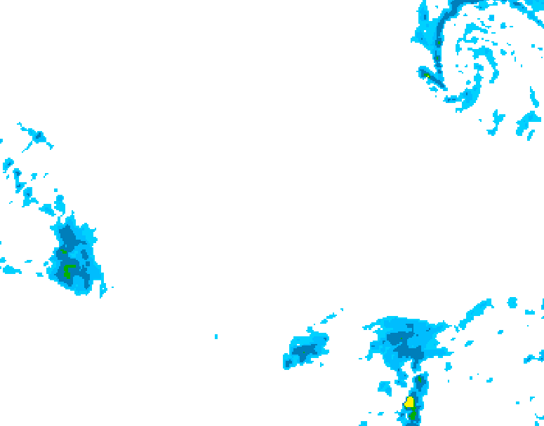 GDPS precipitation 222 hour forecast chart for Canada based on 2026/03/05 0000Z data
