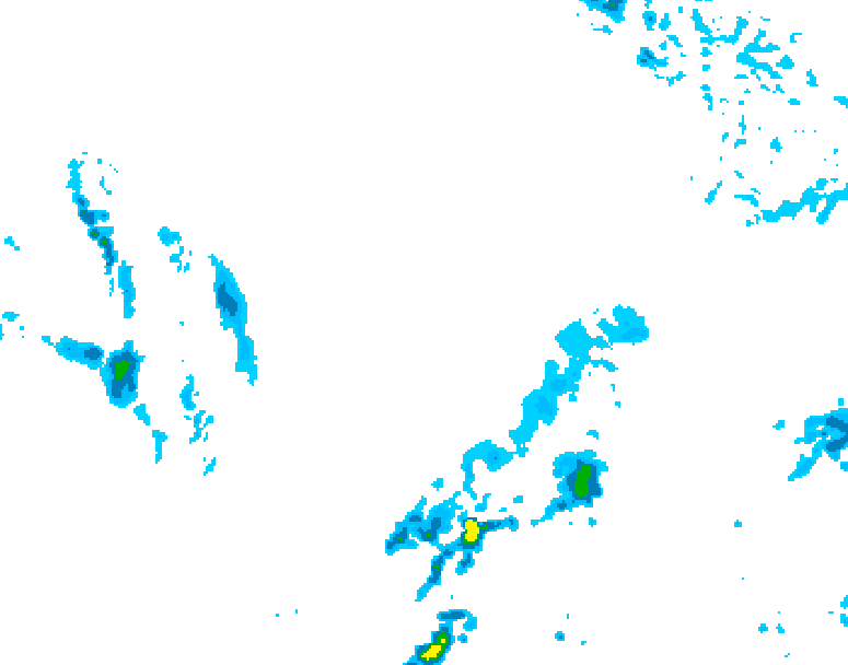 GDPS precipitation 042 hour forecast chart for Canada based on 2026/03/05 1200Z data