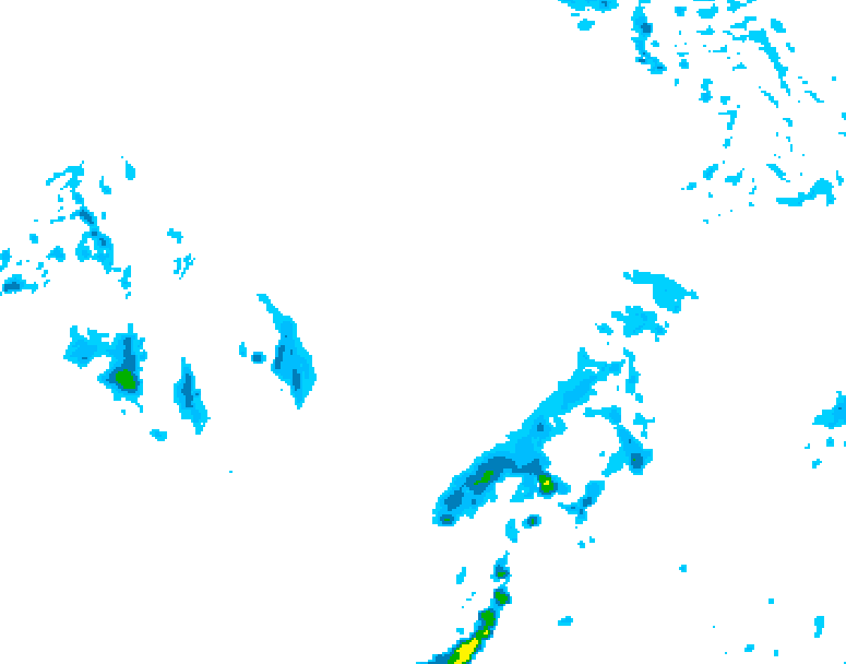 GDPS precipitation 048 hour forecast chart for Canada based on 2026/03/05 1200Z data