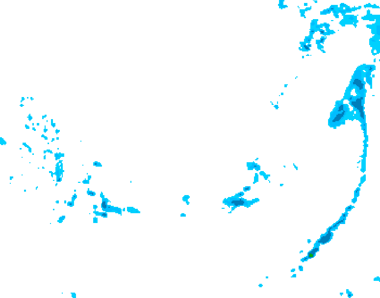 GDPS precipitation 090 hour forecast chart for Canada based on 2026/03/05 1200Z data
