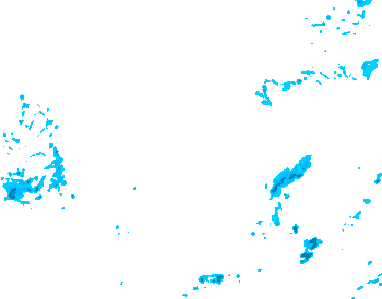 GDPS precipitation 126 hour forecast chart for Canada based on 2026/03/05 1200Z data