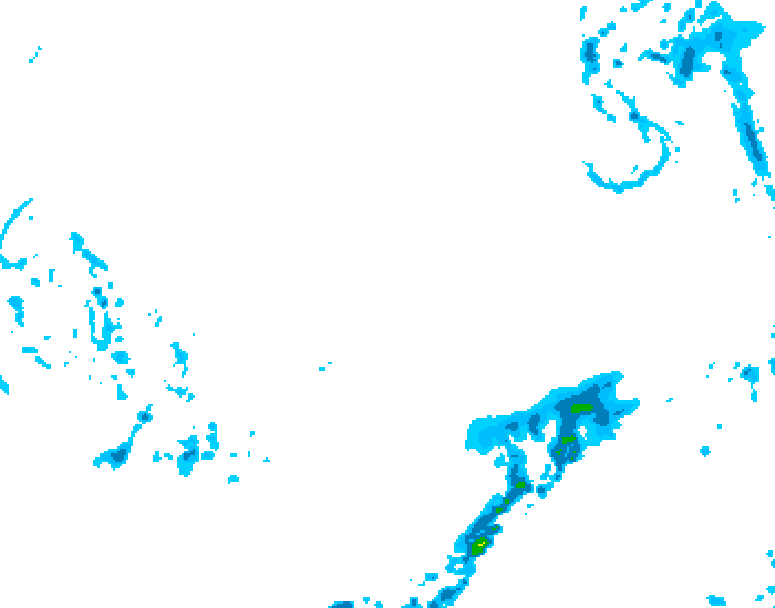 GDPS precipitation 156 hour forecast chart for Canada based on 2026/03/05 1200Z data