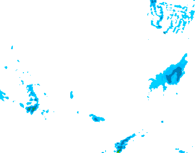GDPS precipitation 174 hour forecast chart for Canada based on 2026/03/05 1200Z data