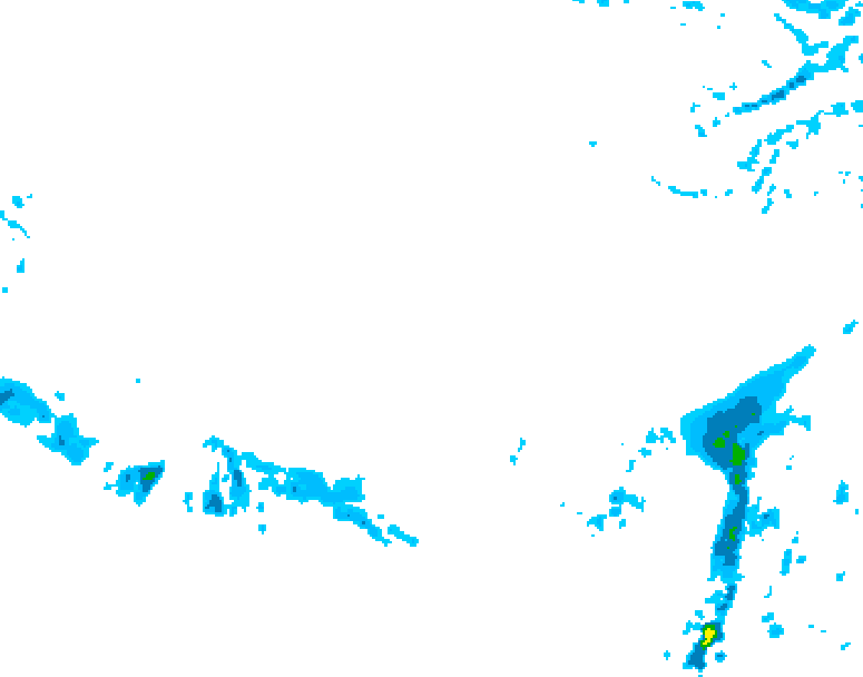 GDPS precipitation 210 hour forecast chart for Canada based on 2026/03/05 1200Z data