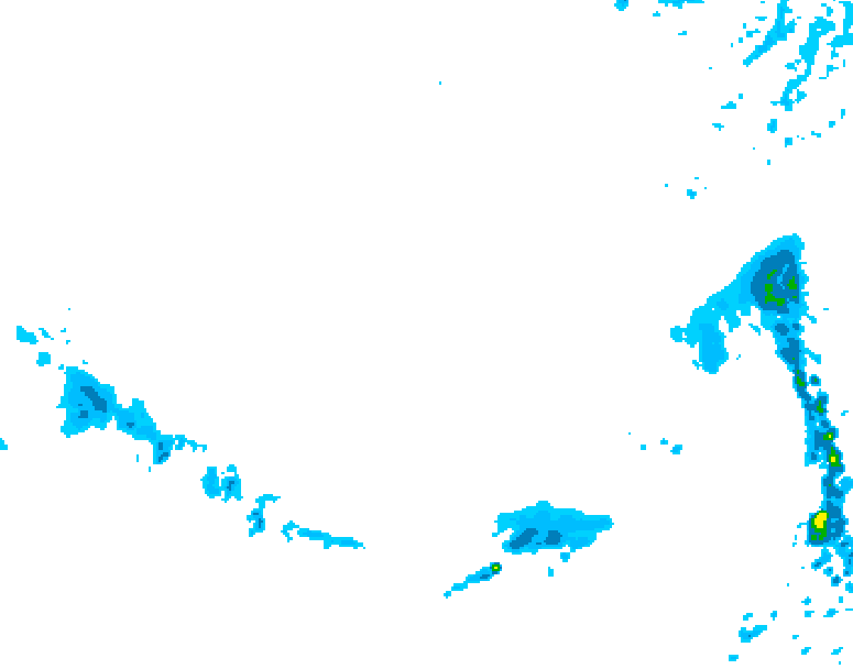 GDPS precipitation 228 hour forecast chart for Canada based on 2026/03/05 1200Z data