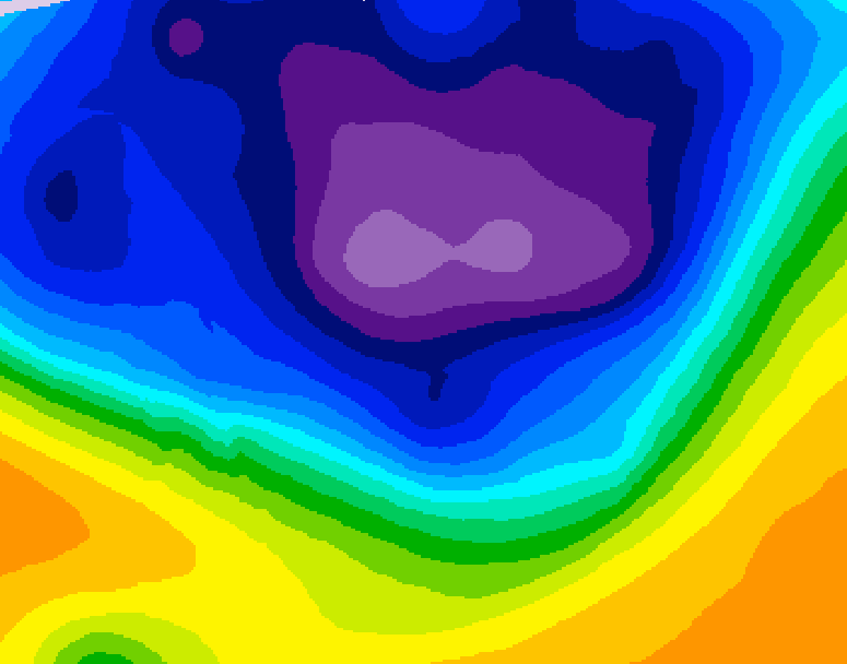 GDPS 500 millibar geopotential height 060 hour forecast chart for Canada based on 2026/03/06 0000Z data
