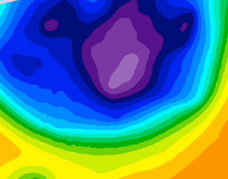 GDPS 500 millibar geopotential height 084 hour forecast chart for Canada based on 2026/03/06 0000Z data