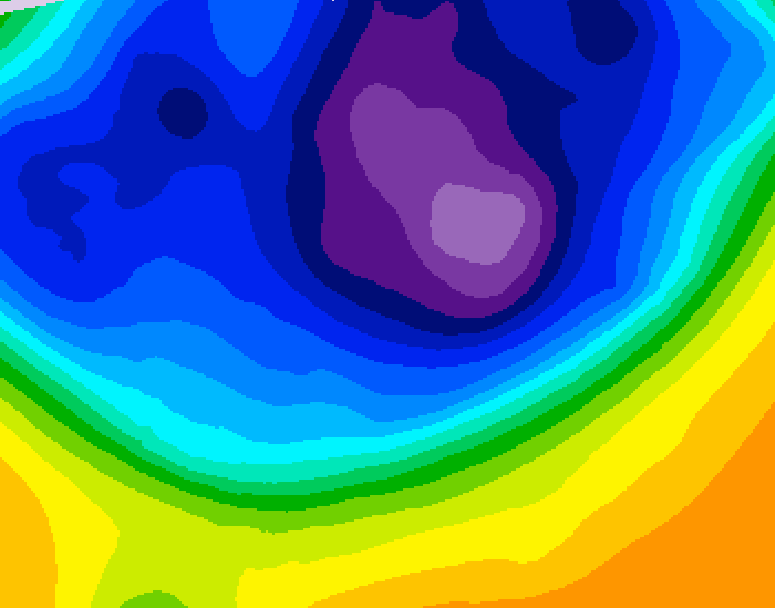 GDPS 500 millibar geopotential height 108 hour forecast chart for Canada based on 2026/03/06 0000Z data