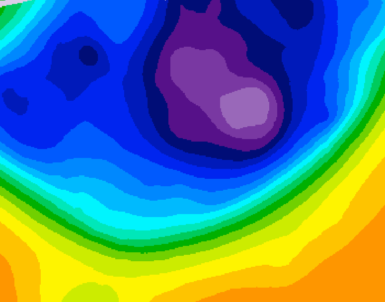 GDPS 500 millibar geopotential height 114 hour forecast chart for Canada based on 2026/03/06 0000Z data