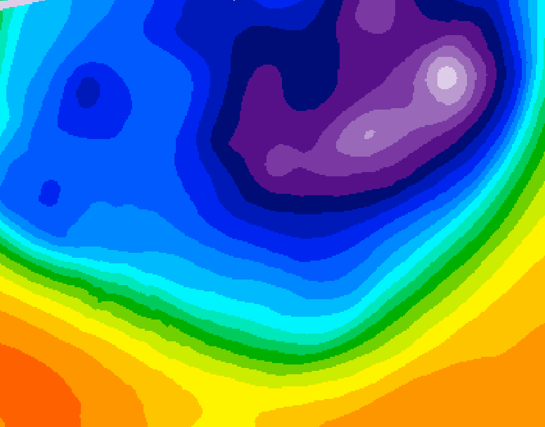GDPS 500 millibar geopotential height 150 hour forecast chart for Canada based on 2026/03/06 0000Z data
