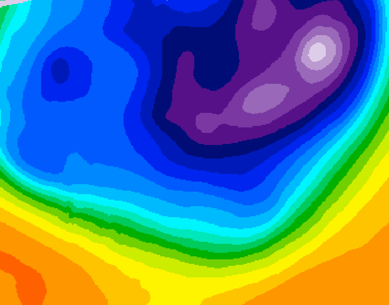 GDPS 500 millibar geopotential height 156 hour forecast chart for Canada based on 2026/03/06 0000Z data