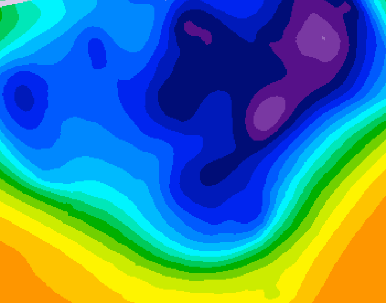 GDPS 500 millibar geopotential height 204 hour forecast chart for Canada based on 2026/03/06 0000Z data