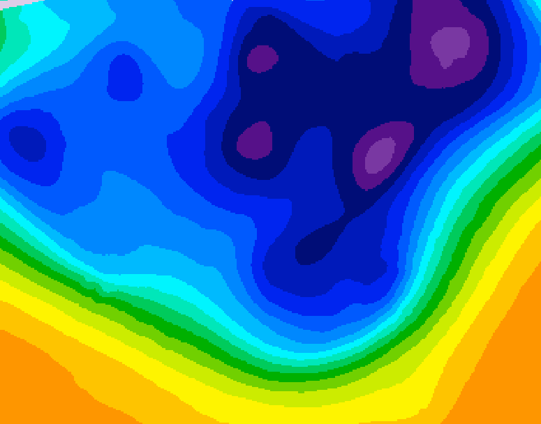 GDPS 500 millibar geopotential height 210 hour forecast chart for Canada based on 2026/03/06 0000Z data