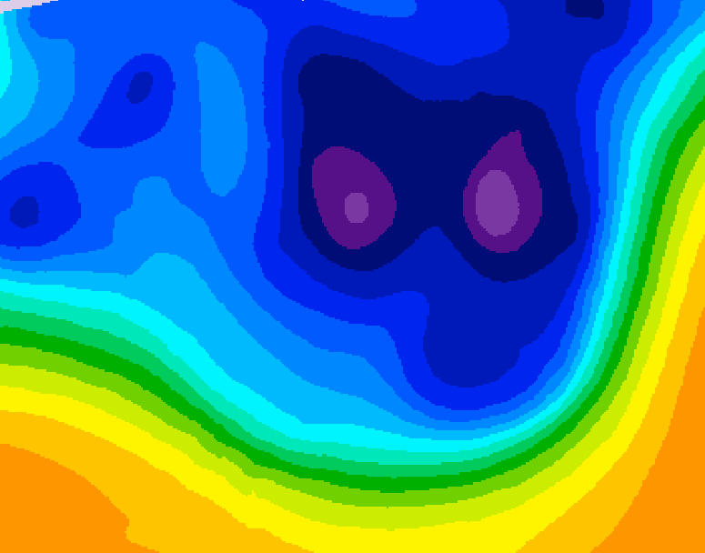 GDPS 500 millibar geopotential height 228 hour forecast chart for Canada based on 2026/03/06 0000Z data