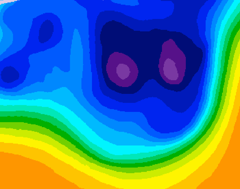 GDPS 500 millibar geopotential height 234 hour forecast chart for Canada based on 2026/03/06 0000Z data