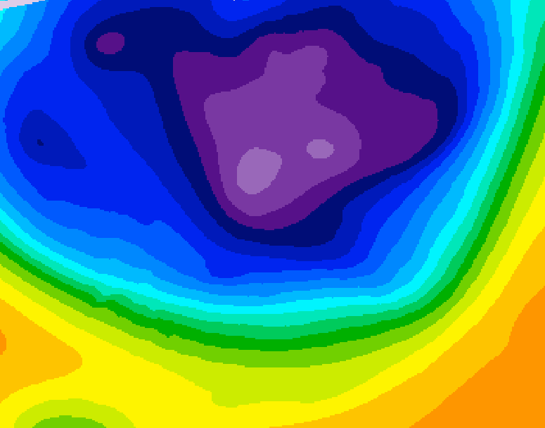 GDPS 500 millibar geopotential height 060 hour forecast chart for Canada based on 2026/03/06 1200Z data