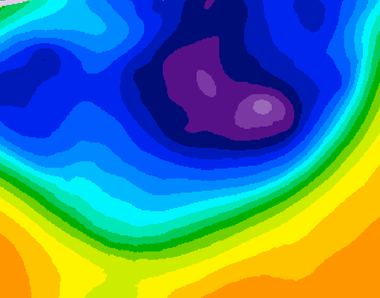 GDPS 500 millibar geopotential height 108 hour forecast chart for Canada based on 2026/03/06 1200Z data