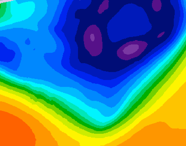 GDPS 500 millibar geopotential height 138 hour forecast chart for Canada based on 2026/03/06 1200Z data