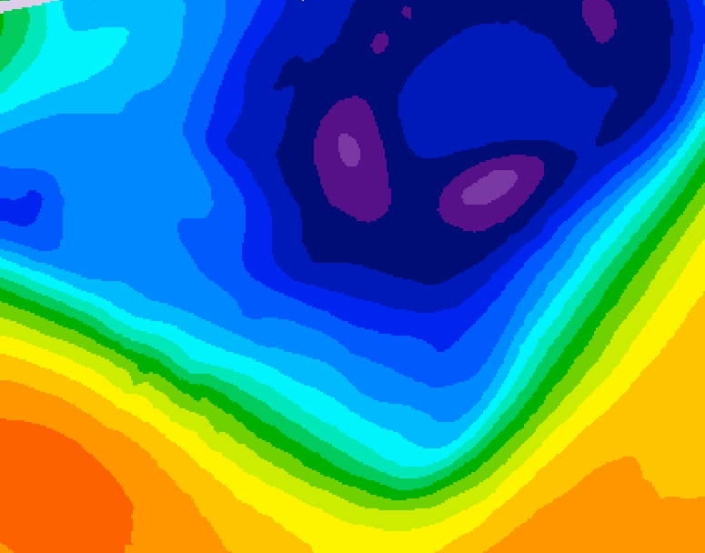 GDPS 500 millibar geopotential height 144 hour forecast chart for Canada based on 2026/03/06 1200Z data