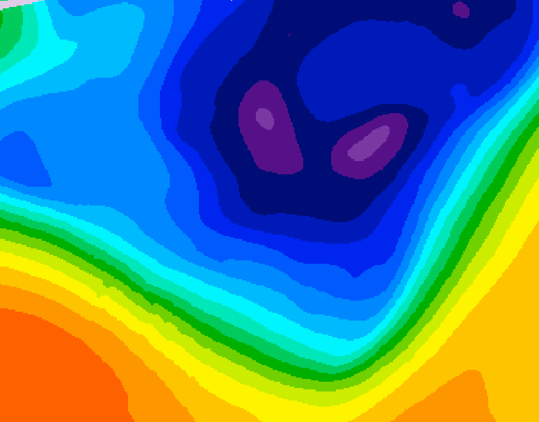 GDPS 500 millibar geopotential height 150 hour forecast chart for Canada based on 2026/03/06 1200Z data