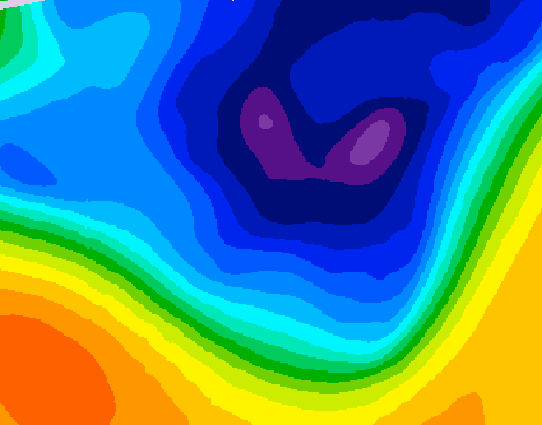 GDPS 500 millibar geopotential height 156 hour forecast chart for Canada based on 2026/03/06 1200Z data