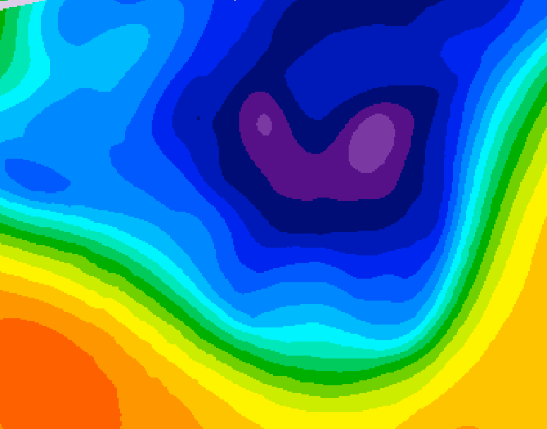 GDPS 500 millibar geopotential height 162 hour forecast chart for Canada based on 2026/03/06 1200Z data