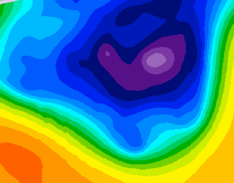 GDPS 500 millibar geopotential height 174 hour forecast chart for Canada based on 2026/03/06 1200Z data