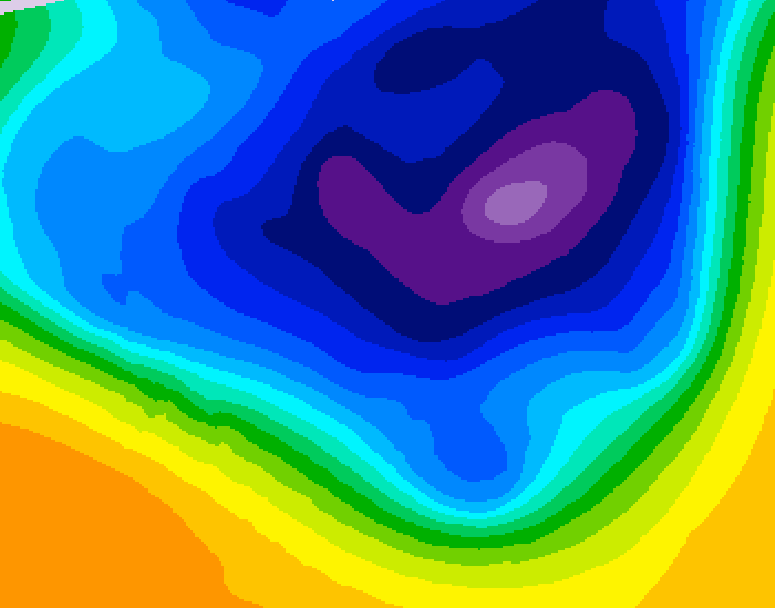 GDPS 500 millibar geopotential height 180 hour forecast chart for Canada based on 2026/03/06 1200Z data