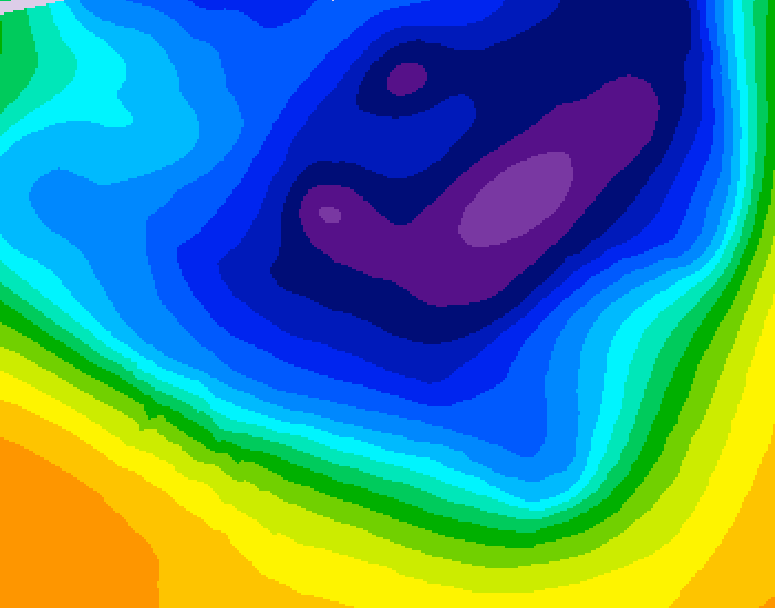 GDPS 500 millibar geopotential height 192 hour forecast chart for Canada based on 2026/03/06 1200Z data