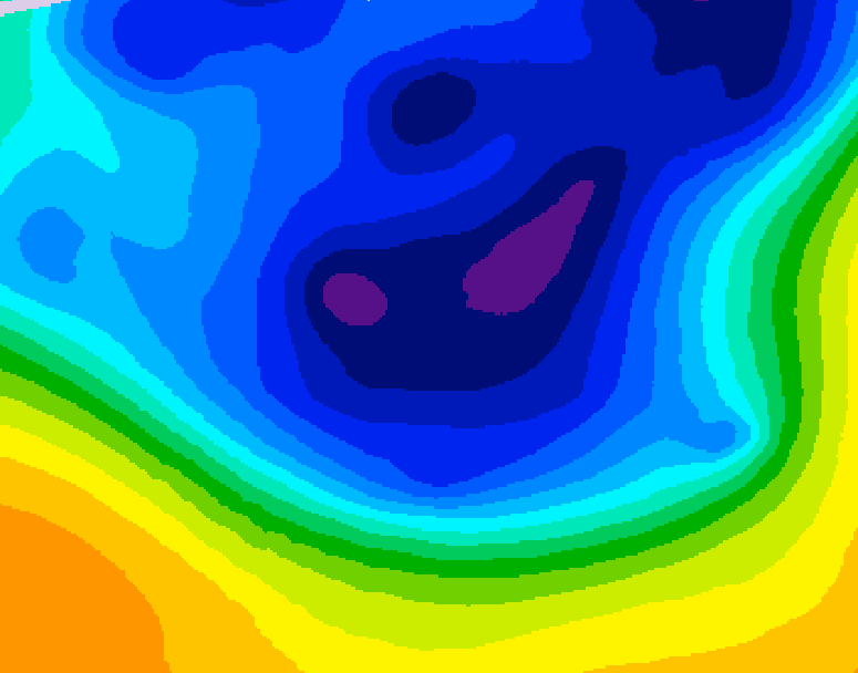 GDPS 500 millibar geopotential height 210 hour forecast chart for Canada based on 2026/03/06 1200Z data
