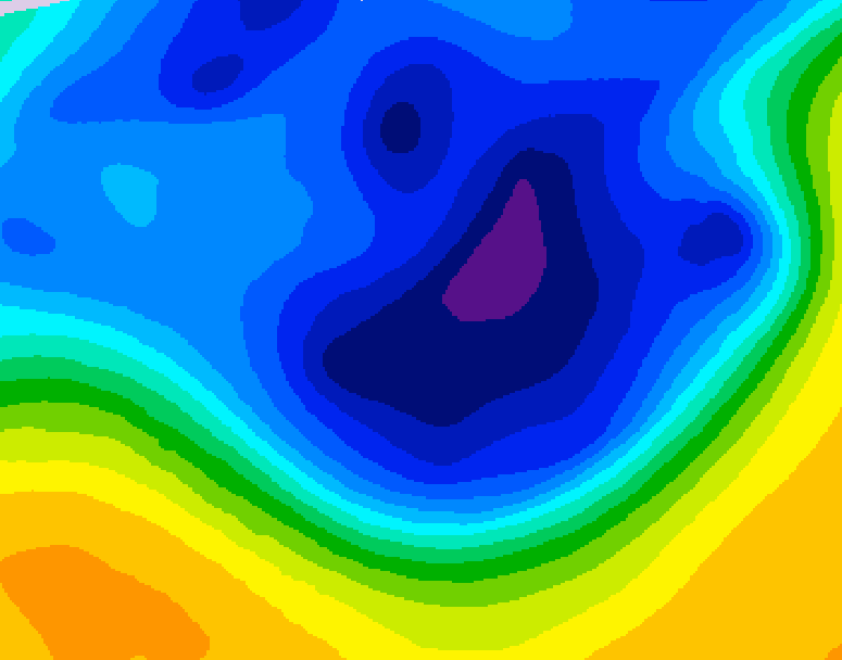 GDPS 500 millibar geopotential height 228 hour forecast chart for Canada based on 2026/03/06 1200Z data