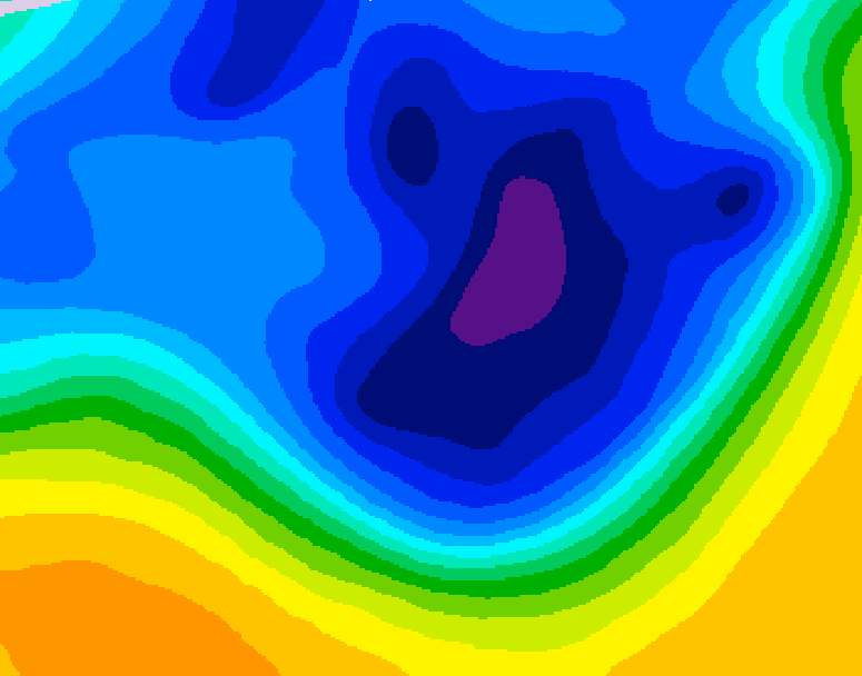 GDPS 500 millibar geopotential height 234 hour forecast chart for Canada based on 2026/03/06 1200Z data