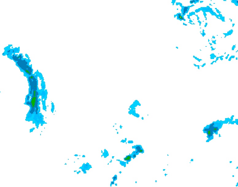 GDPS precipitation 018 hour forecast chart for Canada based on 2026/03/06 0000Z data