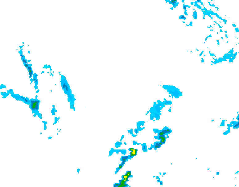 GDPS precipitation 030 hour forecast chart for Canada based on 2026/03/06 0000Z data