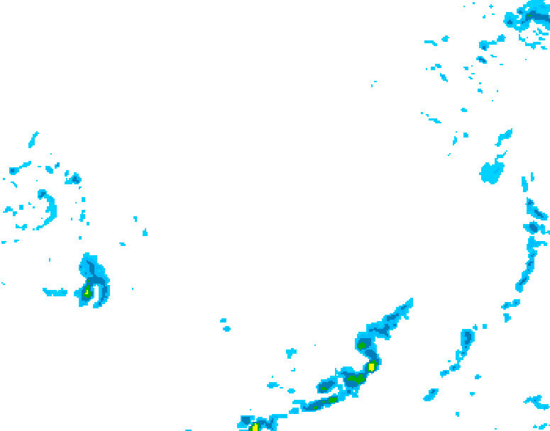 GDPS precipitation 132 hour forecast chart for Canada based on 2026/03/06 0000Z data