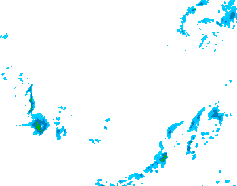 GDPS precipitation 150 hour forecast chart for Canada based on 2026/03/06 0000Z data