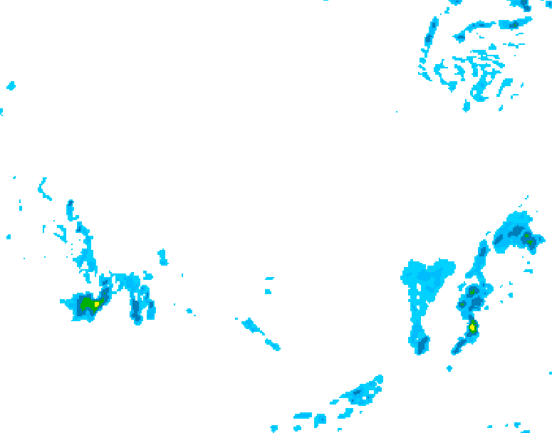 GDPS precipitation 156 hour forecast chart for Canada based on 2026/03/06 0000Z data