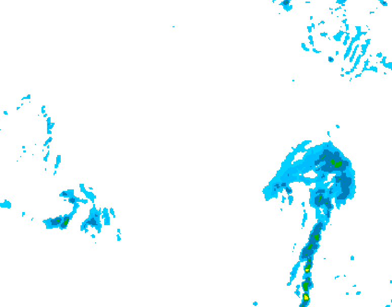 GDPS precipitation 210 hour forecast chart for Canada based on 2026/03/06 0000Z data