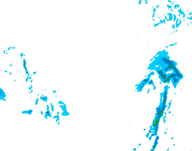 GDPS precipitation 216 hour forecast chart for Canada based on 2026/03/06 0000Z data