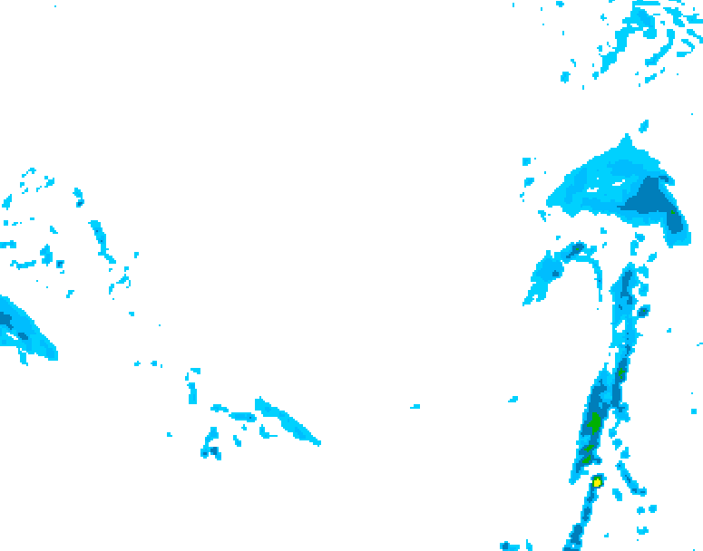 GDPS precipitation 222 hour forecast chart for Canada based on 2026/03/06 0000Z data