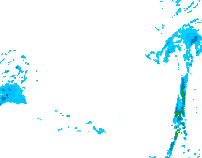 GDPS precipitation 228 hour forecast chart for Canada based on 2026/03/06 0000Z data