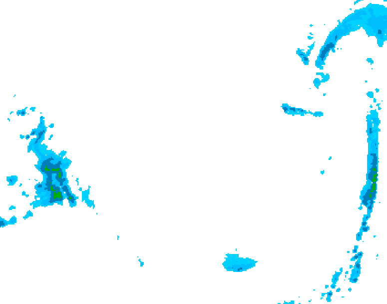 GDPS precipitation 240 hour forecast chart for Canada based on 2026/03/06 0000Z data