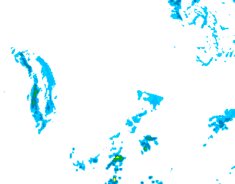 GDPS precipitation 012 hour forecast chart for Canada based on 2026/03/06 1200Z data